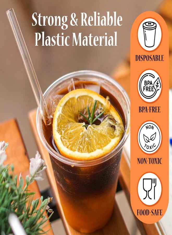 بيرفيكت وير قشات بلاستيكية شفافة جامبو غير مغلفة من بيرفكت وير - 500 قطعة، قشات شرب شفافة غير مغلفة، 7.75 بوصة (عبوة من 500 قطعة) - Image 5